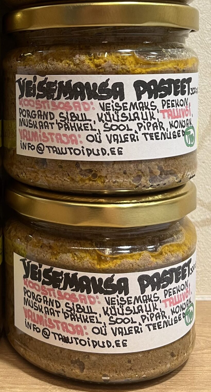 Kodune Veisemaksapasteet Klaaspurk 300 gr