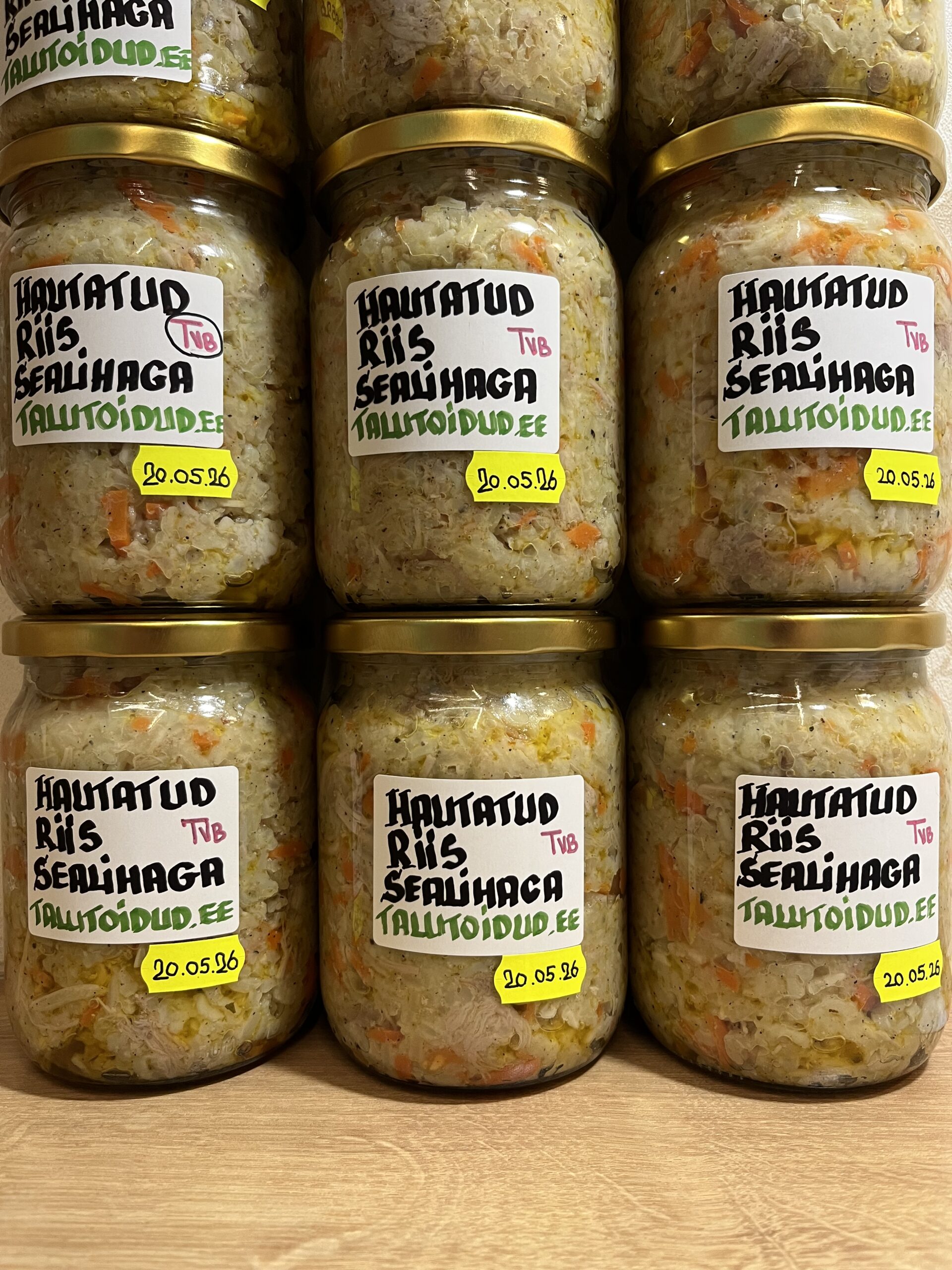 Hautatud Riis Sealihaga 0.5l